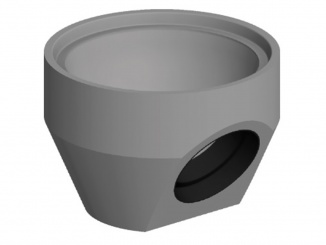 Uliční – Kasi DN 450 (s vývodem) 380 mm, DN 200