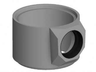Uliční – Kasi DN 450 (s vývodem) 450 mm, DN 200