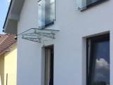 Vchodová stříška Bohemit Krystal