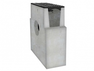 Vpusti Gutta – Betonová vpusť B125 s litinovou mříží H200 500 x 200 x 600 mm - 4294717 - cena za ks