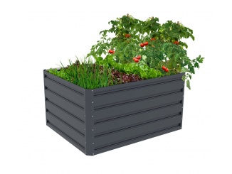 Vyvýšené záhony – G21 Vyvýšený záhon Daisy 100 x 80 x 52 cm, plechový, antracitový