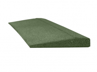 Záhonové – gumový obrubník nájezdový zelená 100 x 25 x 1/4 cm