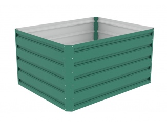 Záhony – G21 Vyvýšený záhon Daisy 100 x 80 x 52 cm, plechový, zelený