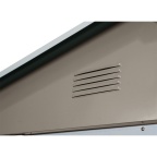 Zahradní domek kovový 3 x 2,4 m se sedlovou střechou hnědý Riwall PRO RMSA 8x10 Brown