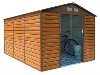 Zahradní domky G21 – Zahradní domek GAH 884 - 277 x 319 cm, hnědý