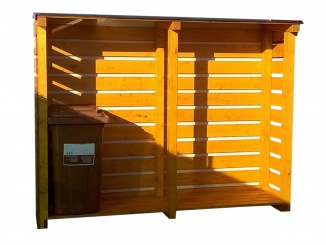 Zahradní úložné prostory Česká Manufaktura – Valter 300 x 80 cm, přírodní
