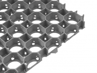 Zatravňovací tvárnice – Covernit Covergrid Antislip šedá, 500 x 500 x 40 mm
