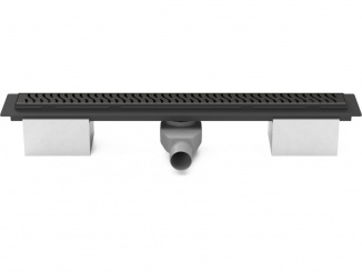 Žlaby Chuděj – Chuděj LZB 50 360° Black 650 mm, Harmony, K3