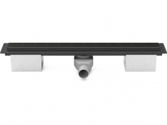 Žlaby Chuděj – Chuděj LZB 50 360° Black 650 mm, Line, K3