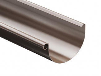 Žlaby – Gutta Aqua okapový žlab PVC 75 x 3000 mm hnědá