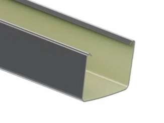 Žlaby – Guttakrop Hranatý žlab 135 x 3000 mm antracit